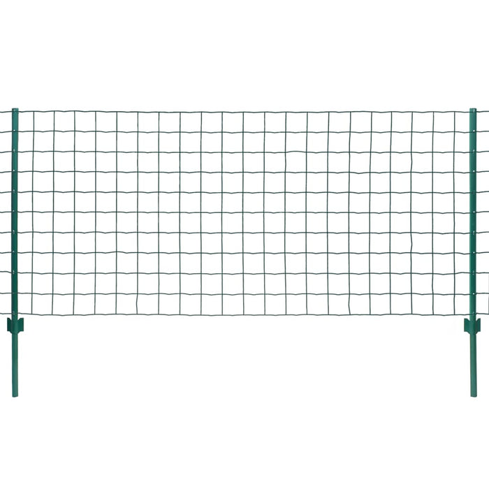 Set Recinzione Euro 20x1,2 m in Acciaio Verde cod mxl 11576