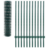 Set Recinzione Euro 20x1,2 m in Acciaio Verde cod mxl 11576
