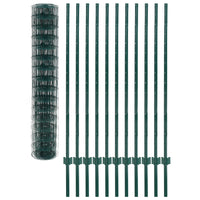 Recinzione Euro in Acciaio 20x1,5 m Verde