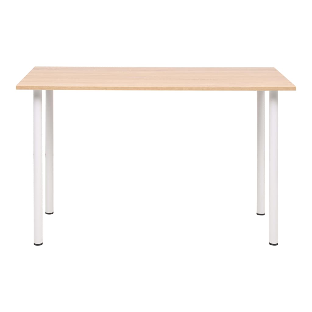 Tavolo da Pranzo 120x60x73 cm Rovere e Bianco 245728