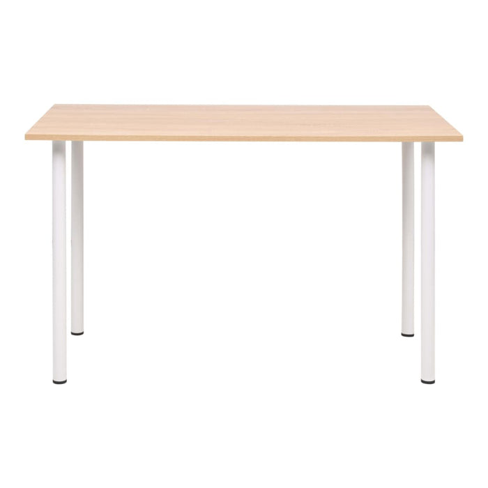 Tavolo da Pranzo 120x60x73 cm Rovere e Bianco 245728