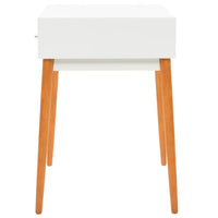 Toletta tavolo da trucco mobile di design mobile per camera da letto con specchio 60 x 50 x 86 cm MDF bianco 02_0006395