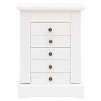 Armadietto per Gioielli con Specchio in MDF 25x13,5x34 cm 245753