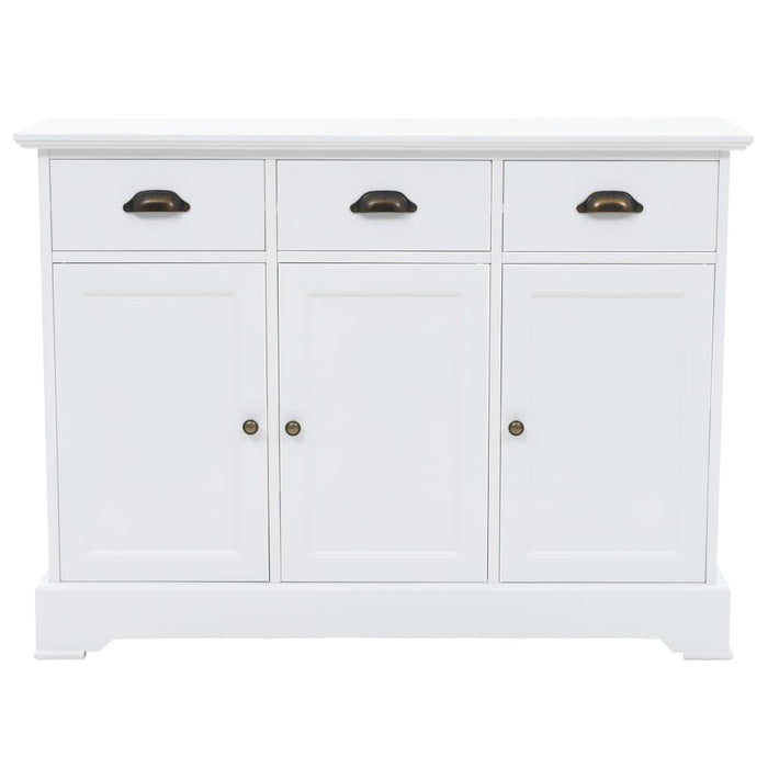 Credenza credenza consolle mobile contenitore con 3 ante in MDF e legno di pino 105 cm 4402117