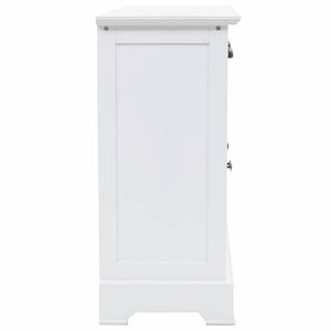 Credenza credenza consolle mobile contenitore con 3 ante in MDF e legno di pino 105 cm 4402117