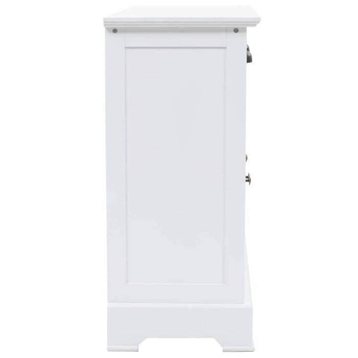 Credenza credenza consolle mobile contenitore con 3 ante in MDF e legno di pino 105 cm 4402117