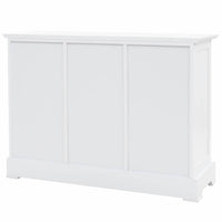 Credenza credenza consolle mobile contenitore con 3 ante in MDF e legno di pino 105 cm 4402117