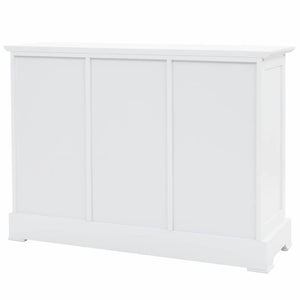 Credenza credenza consolle mobile contenitore con 3 ante in MDF e legno di pino 105 cm 4402117