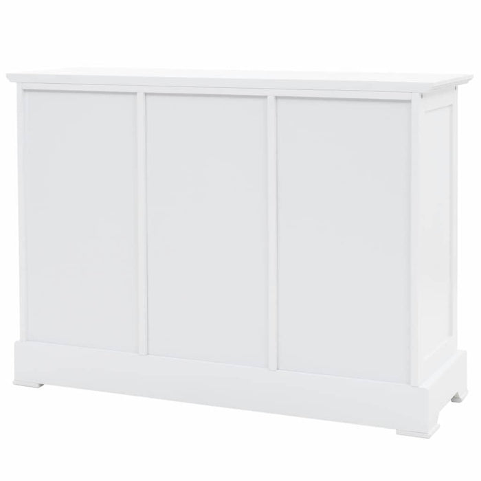 Credenza credenza consolle mobile contenitore con 3 ante in MDF e legno di pino 105 cm 4402117