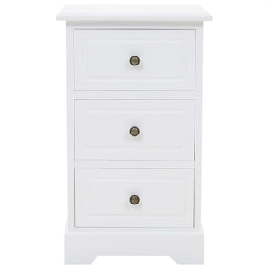 Comodino in MDF e Legno di Pino 35x32x59 cm cod mxl 31202