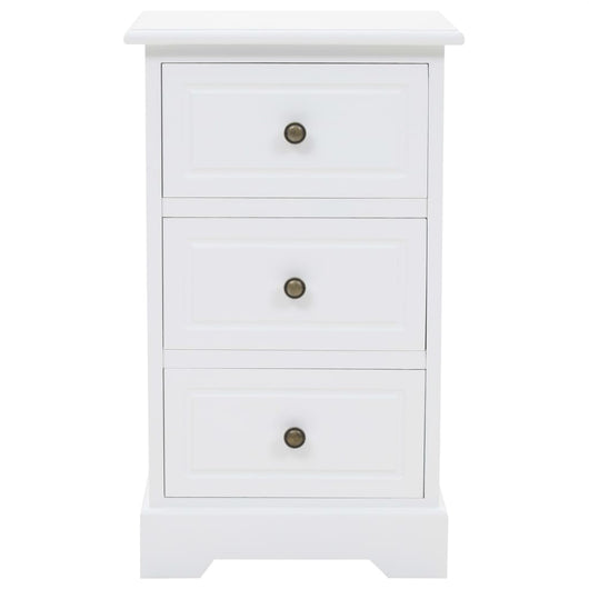 Comodino in MDF e Legno di Pino 35x32x59 cm cod mxl 31202