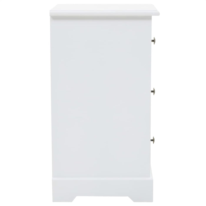 Comodino in MDF e Legno di Pino 35x32x59 cm cod mxl 31202