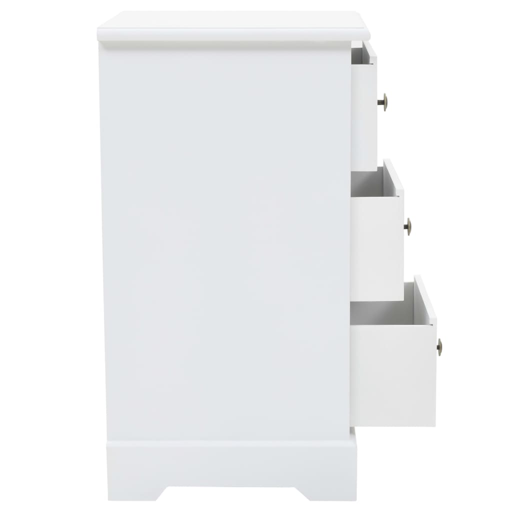 Comodino in MDF e Legno di Pino 35x32x59 cm cod mxl 31202