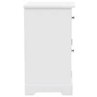 Comodino in MDF e Legno di Pino 35x32x59 cm 245757