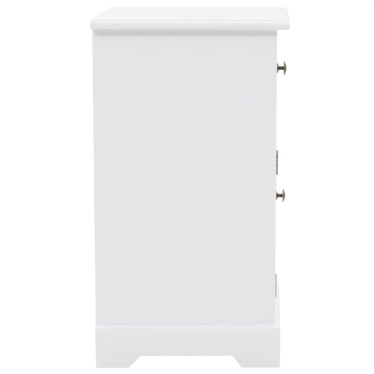 Comodino in MDF e Legno di Pino 35x32x59 cm 245757