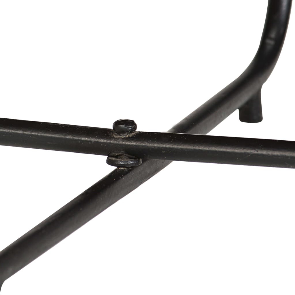 Set tavolino set da 2 in legno massello 60 x 35 cm marrone 02_0042120