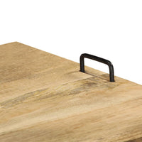 Mobile Porta TV in Legno Massello di Mango 110x35x45 cm cod mxl 18033