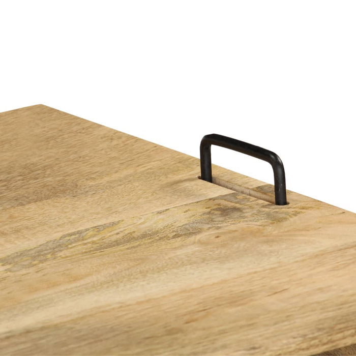 Mobile Porta TV in Legno Massello di Mango 110x35x45 cm cod mxl 18033