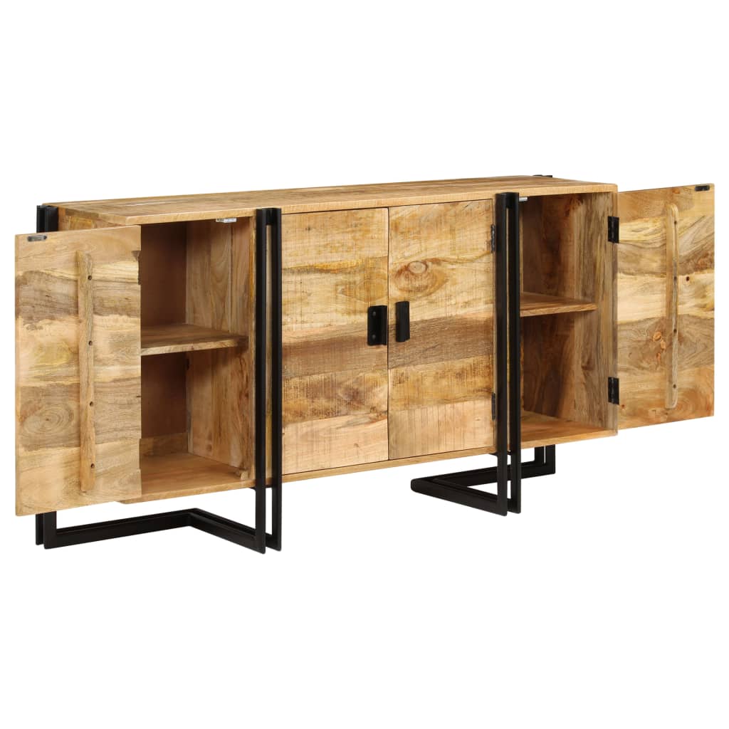 Credenza in Legno Massello di Mango 150x40x80 cm 246024