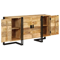 Credenza in Legno Massello di Mango 150x40x80 cm 246024