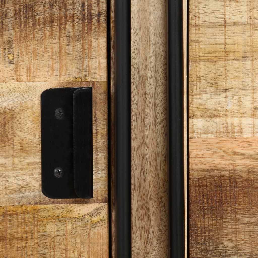 Credenza in Legno Massello di Mango 150x40x80 cm 246024