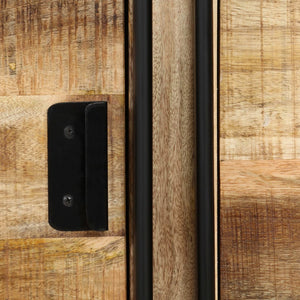 Credenza in Legno Massello di Mango 150x40x80 cm 246024