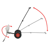 Spazzaneve Manuale con Ruote 100x44 cm cod mxl 54014