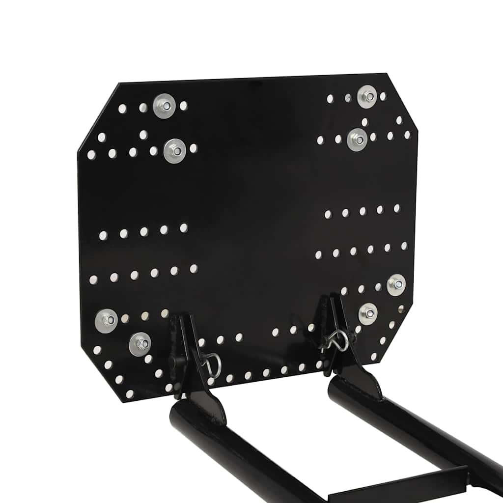 Spazzaneve per ATV 120x38 cm Nero