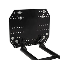 Spazzaneve per ATV 120x38 cm Nero 142916