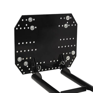 Spazzaneve per ATV 120x38 cm Nero 142916