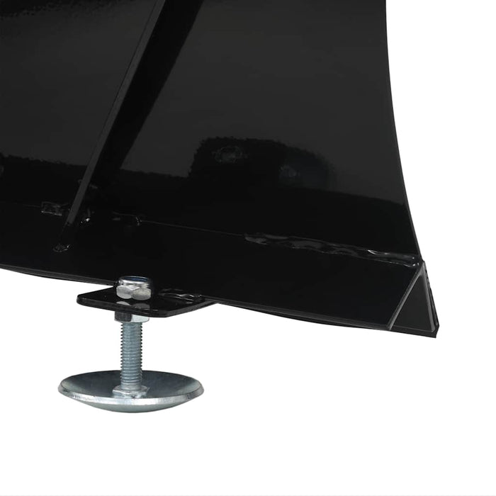 Spazzaneve per ATV 120x38 cm Nero 142916