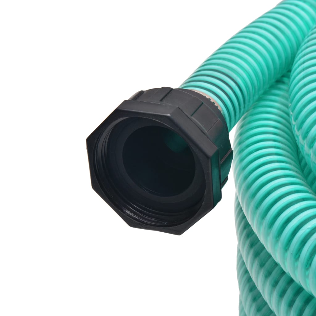 Tubo di Aspirazione con Connettori 7 m 22 mm Verde 142894