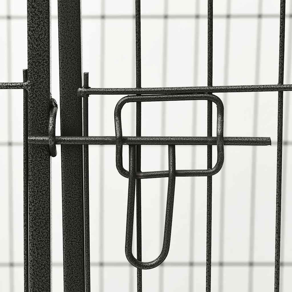 Box per Cuccioli in Acciaio 91,5x59x61 cm cod mxl 69336