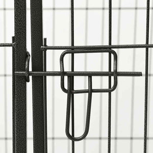 Box per Cuccioli in Acciaio 91,5x59x61 cm 170575