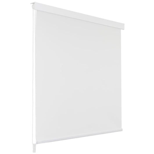 Tenda a rullo per doccia 80x240 cm bianco 02_0005607