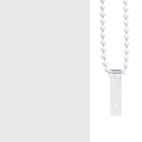 Tenda a Rullo per Doccia 80x240 cm Bianco 142841