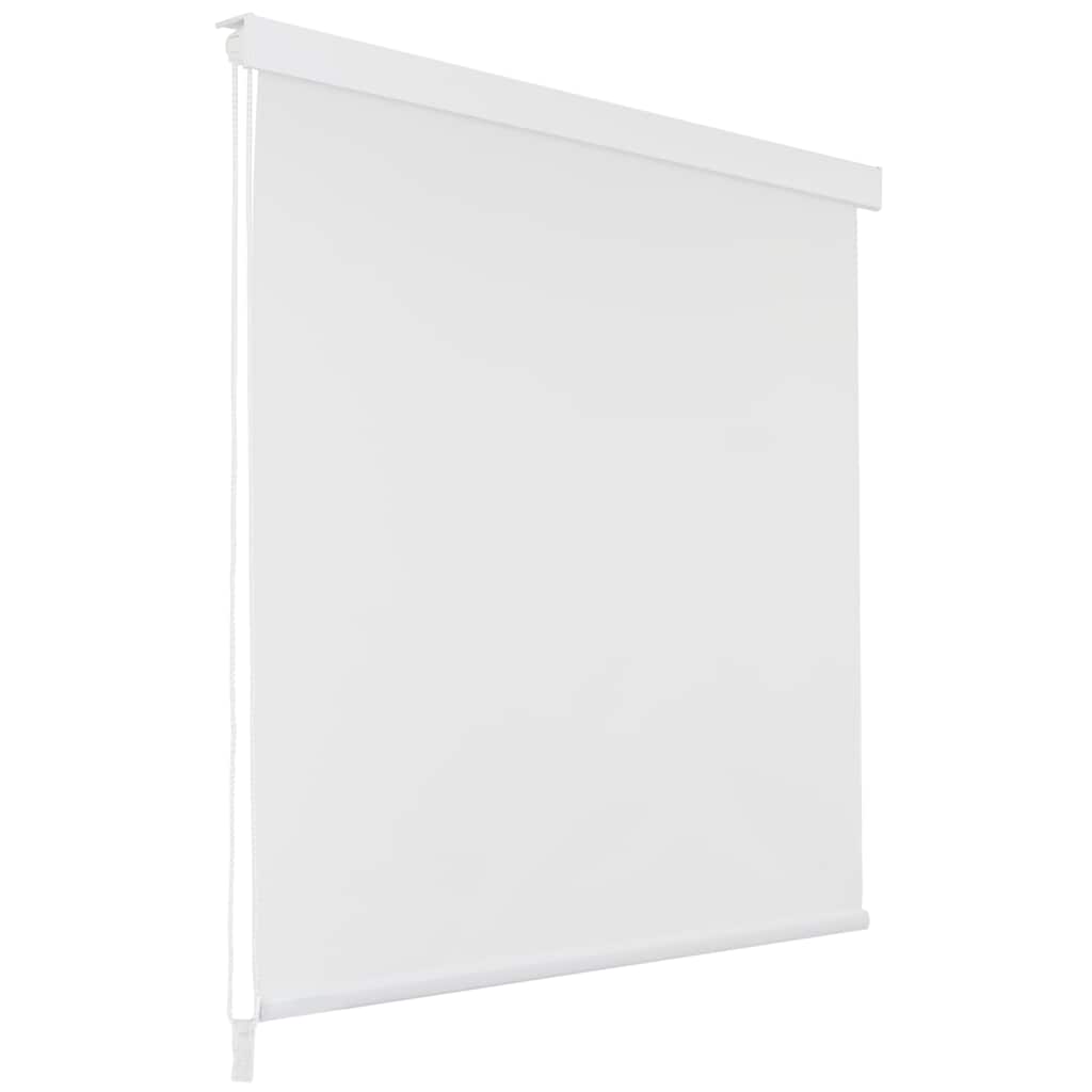 Tenda a Rullo per Doccia 100x240 cm Bianco 142842