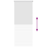 Tenda a Rullo per Doccia 120x240 cm Bianco  cod mxl 9577