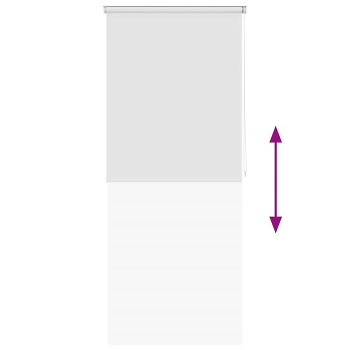 Tenda a Rullo per Doccia 120x240 cm Bianco  cod mxl 9577