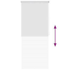 Tenda a Rullo per Doccia 120x240 cm Bianco 142843