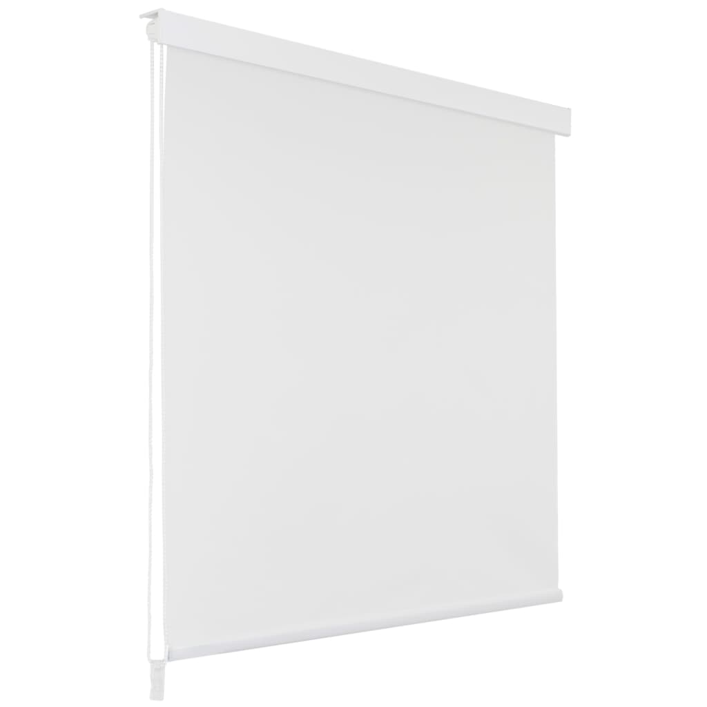 Tenda a rullo per doccia 160 x 240 cm bianco 02_0005634