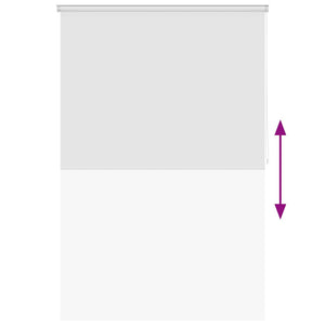 Tenda a Rullo per Doccia 160x240 cm Bianco  cod mxl 12637