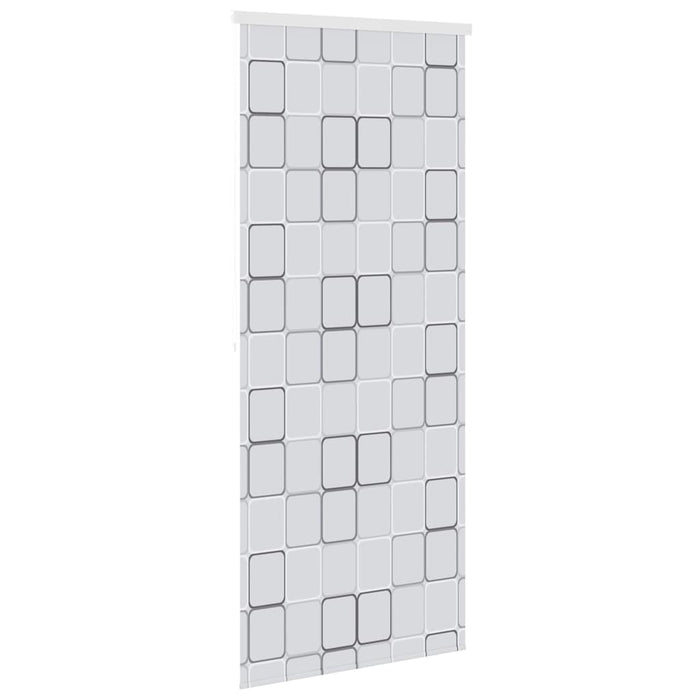 Tenda a Rullo per Doccia 80x240 cm con Motivo a Quadrati  cod mxl 12642