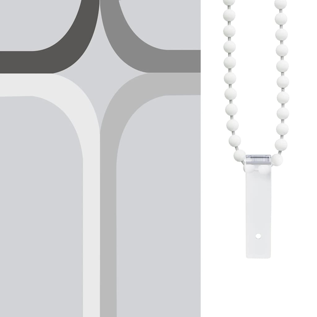 Tenda a Rullo per Doccia 80x240 cm con Motivo a Quadrati  cod mxl 12642