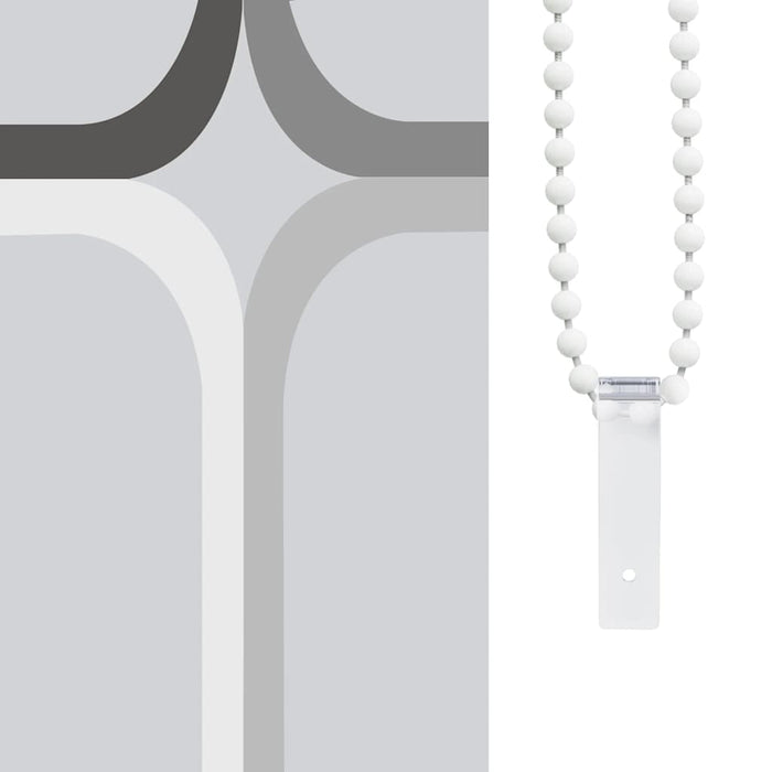 Tenda a Rullo per Doccia 80x240 cm con Motivo a Quadrati  cod mxl 12642