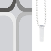 Tenda a Rullo per Doccia 80x240 cm Quadrati 142847