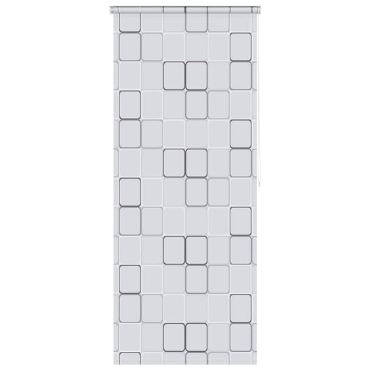 Tenda a Rullo per Doccia 100x240 cm Quadrati 142848
