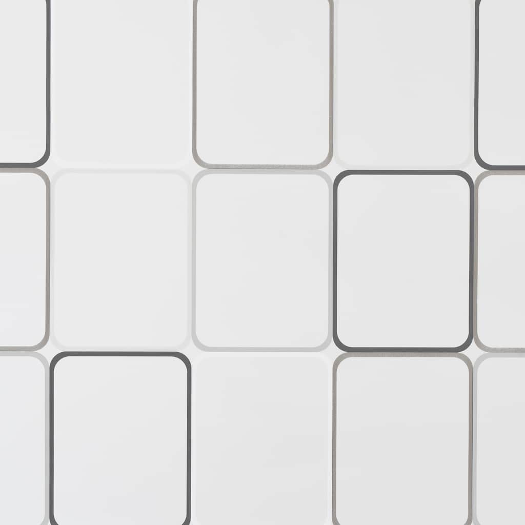 Tenda a Rullo per Doccia 100x240 cm Quadrati 142848