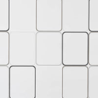 Tenda a Rullo per Doccia 100x240 cm Quadrati 142848