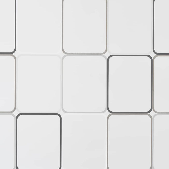 Tenda a Rullo per Doccia 100x240 cm Quadrati 142848